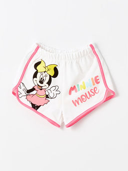 Beli Lastikli Minnie Mouse Bask?l? K?z Bebek ?ort