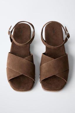 LEATHER CLOGS WITH THIN SOLE - Zara фото 4
