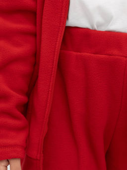 Костюм детский флисовый красный 762(ш) (110, 60)