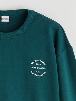 Bisiklet Yaka Erkek ?ocuk Sweatshirt