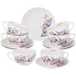 ЧАЙНЫЙ НАБОР LEFARD SUNDAY НА 6 ПЕР. 12 ПР. 280 МЛ