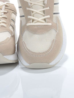 05-6027-6 BEIGE Кроссовки женские (искусственные материалы) - No name фото 14