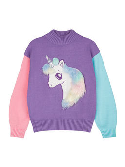 Свитер PlayToday Unicorn Kuromi мультиколор  фото 5