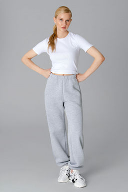 Арт. 7905 Брюки прямые с начесом 44-52 (5 шт) Цвет:серый - Калинка фото 6