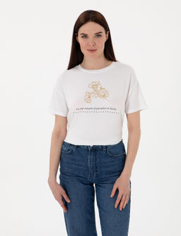 Beyaz Regular Fit Ti__rt