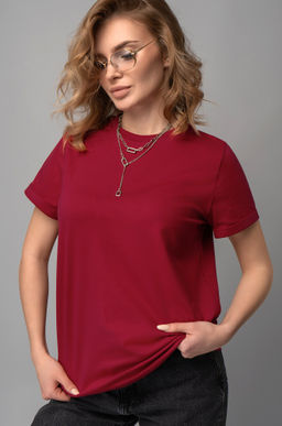 Женская базовая футболка с лайкрой Happyfox