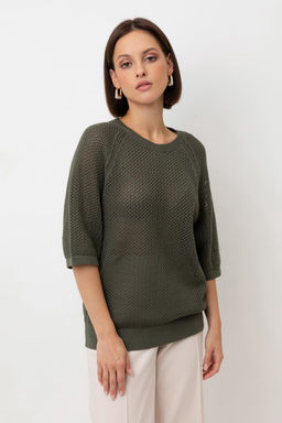 ЕВ 30207/хаки джемпер жен