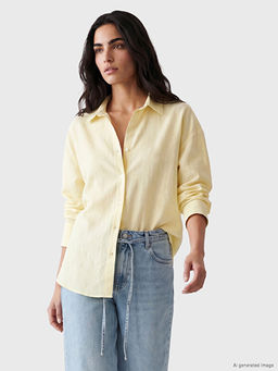 ?izgili Oversize Kad?n G?mlek