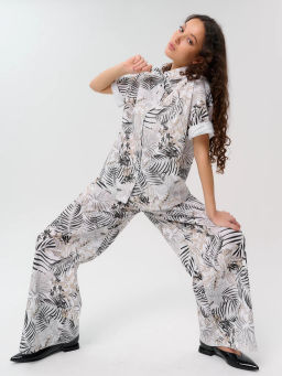 Рубашка женская 12421-33044 beige - Eleganzza фото 5