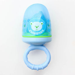 Ниблер для прикорма, от 5 мес., с текстильной сеточкой, размер L «Сыночек», голубой