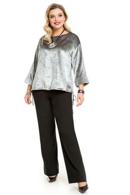 Туника 1103 мятно-серебристый - Novita фото 5