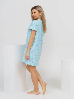 Ночная сорочка женская, цвет голубой