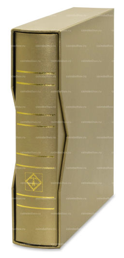 Альбом NUMIS Classic без листов с защитным шубером Золото LEUCHTTURM 361110