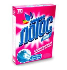 ЛОТОС-ВОЛГА стир.порошок 350гр картон Морская свежесть