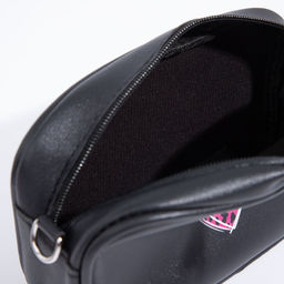 Сумка детская Don't care, иск. кожа, на ремешке, черная, 18х11х6 см - NAZAMOK KIDS фото 6