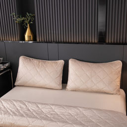 Велюровое покрывало ромб OVF037 240*260