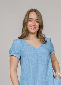 Платье из вареного муслина