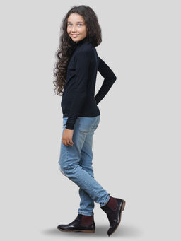 Водолазка для девочек ВК-21Д. 30-26 черный