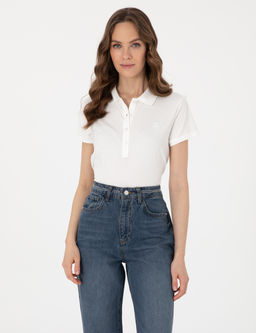 Beyaz Regular Fit Ti__rt