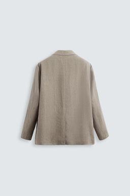 WASHED 100% LINEN SUIT BLAZER - Zara фото 9