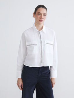 Ta?l? Oversize Kad?n G?mlek