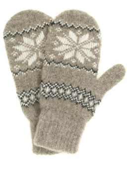 Варежки женские "Звезда с зигзагом" 3009-13