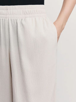 Прямые брюки с эластичным поясом / Zarina  фото 5