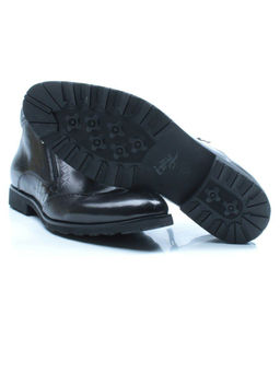 01-H9001-B76-SW3 BLACK Ботинки демисезонные мужские (натуральная кожа) - Фабричный китай фото 12