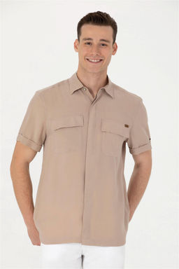 U. S. Polo Assn Мужская рубашка с коротким рукавом Stone - U.s. polo assn фото 10