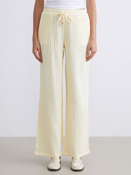 Beli Lastikli Dokulu M?slin Kad?n Pantolon