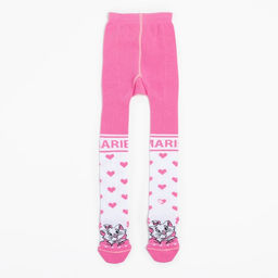 Колготки детские «Мари», Коты аристократы, рост 116-122 см, цвет белый