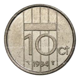 10 центов 1984 года Нидерланды