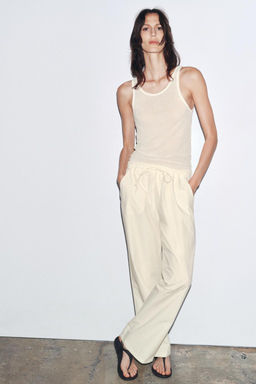 COTTON STRAPPY TOP - Zara фото 3