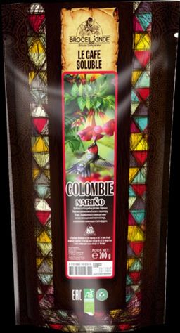 CAFE DE BROCELIANDE. Colombie 200 гр. мягкая упаковка ФРАНЦИЯ