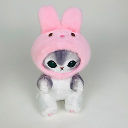 Мягкая игрушка Котик в шапочке животного 24 см - Storyland фото 12