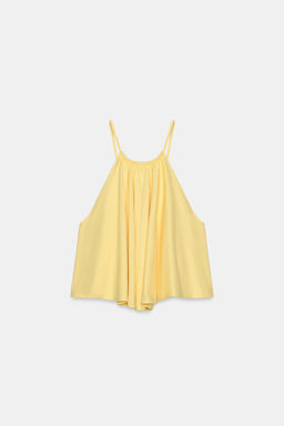 TOP HALTER VOLUMEN / Amarillo - Zara фото 6