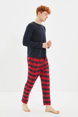 TRENDYOL MAN Cok Renkli Ekose Pijama Tak?m? THMAW21PT0359