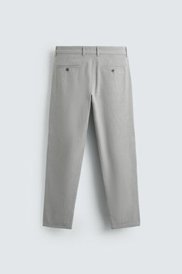 PANTAL?N CHINO ESTRUCTURA CONFORT / Gris perla - Zara фото 2