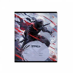 Цена за 10 шт. Тетрадь школьная ученическая ErichKrause Samurai, 24 листа, линейка (в плёнке по 10 шт.)_MIX-PACK фото 7
