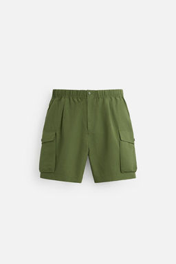 TECHNICAL CARGO BERMUDA SHORTS - Zara фото 7