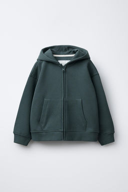 PLAIN PLUSH HOODIE