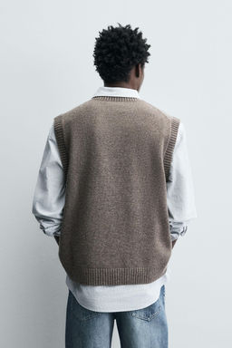 WOOL KNIT VEST - Zara фото 3
