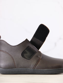 Босоногие ботинки EDART 209.NATAbl.Темно-коричневый оттима/шерсть