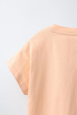 CAMISETA PARCHE BORDADO / Naranja - Zara фото 5