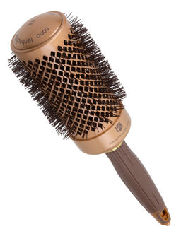 Kristaller Термобрашинг для укладки волос / Ceramic + Ionic TG-X16/53, 53 мм, коричневый