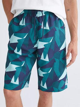 Diz Hizas? Boy Desenli Erkek Deniz ?ortu