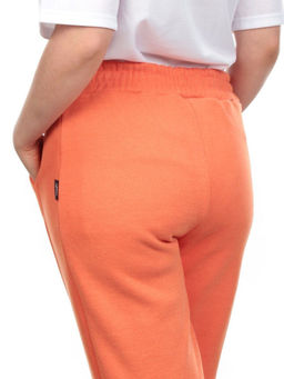 03 ORANGE Брюки спортивные женские на флисе (100% хлопок) 7986