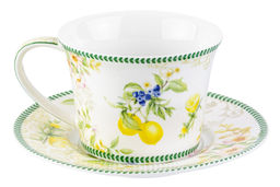 Чайн. пара 2 пр. 270 мл 12,5*9,5*7 см Лимоны NEW BONE CHINA - Elan gallery фото 16