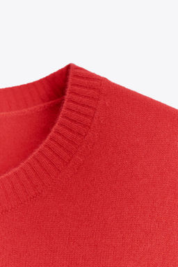 100% CASHMERE SHORT SLEEVE SWEATER - Zara фото 9