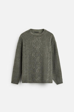CABLE KNIT JUMPER - Zara фото 6